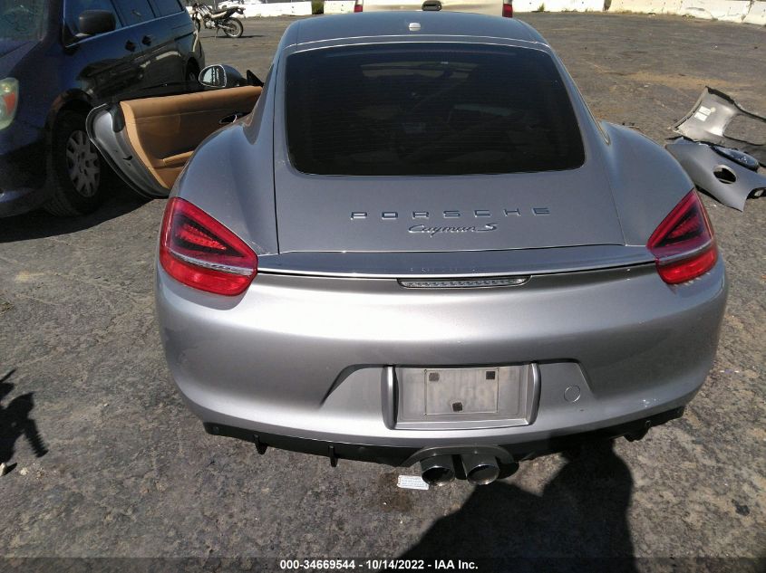 2014 PORSCHE CAYMAN S WP0AB2A86EK190249