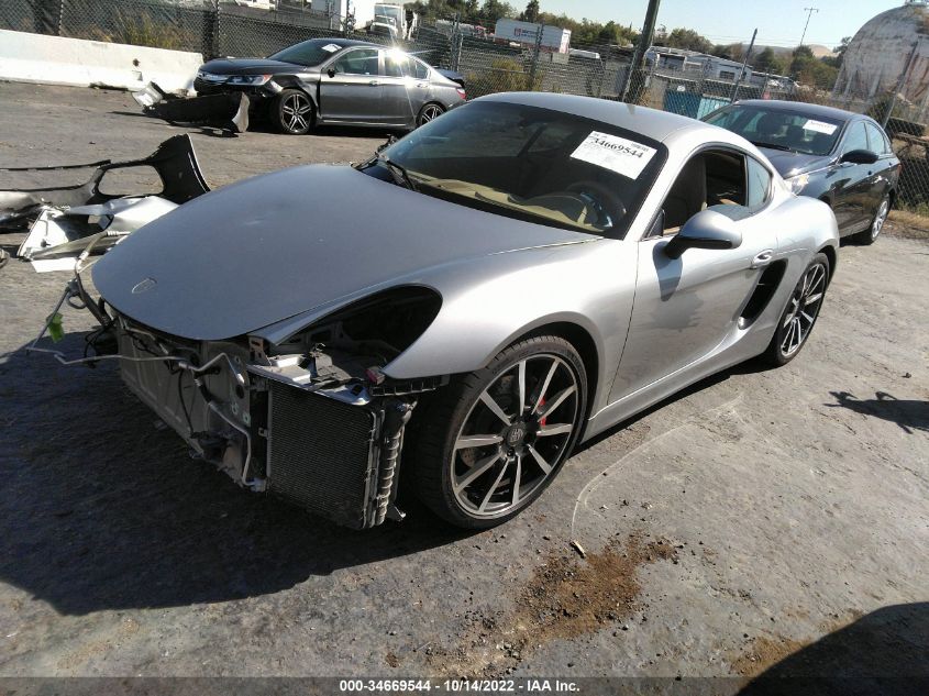 2014 PORSCHE CAYMAN S WP0AB2A86EK190249