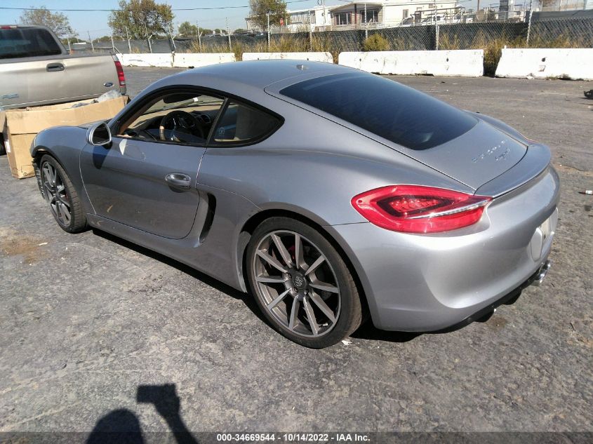 2014 PORSCHE CAYMAN S WP0AB2A86EK190249