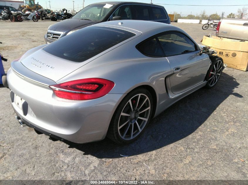 2014 PORSCHE CAYMAN S WP0AB2A86EK190249