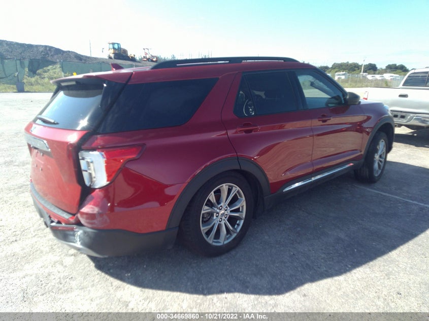 VIN 1FMSK7DH2LGC75095 2020 FORD EXPLORER XLT