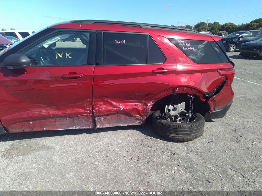 VIN 1FMSK7DH2LGC75095 2020 FORD EXPLORER XLT