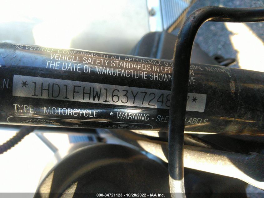 2003 HARLEY-DAVIDSON FLHPI - 1HD1FHW163Y724877