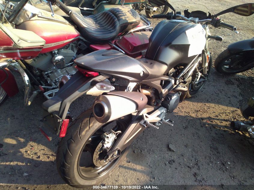 2010 DUCATI MONSTER 696 ZDM1RADN9AB030338