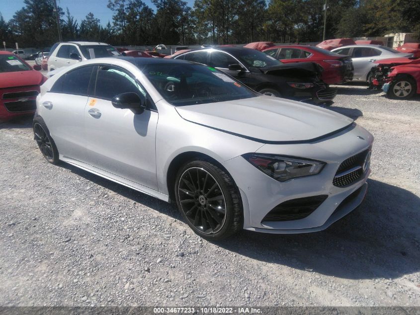 VIN W1K5J4GB2NN248476 2022 MERCEDES-BENZ CLA no.1