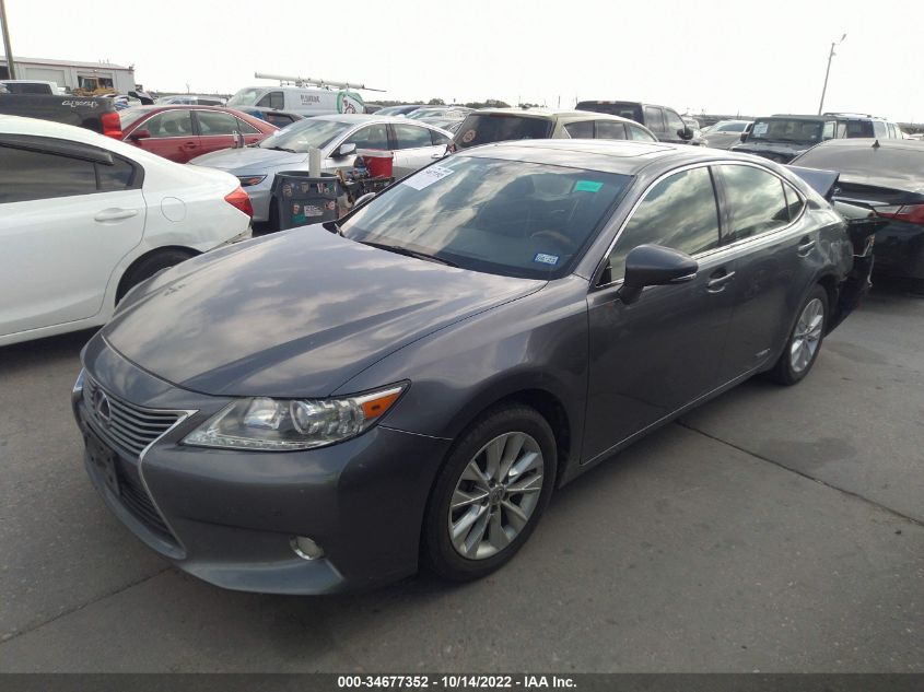 2013 LEXUS ES 300H HYBRID JTHBW1GG7D2020576