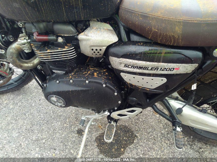 2022 TRIUMPH MOTORCYCLE SCRAMBLER 1200 XC SMTD45HG3NTAT7137