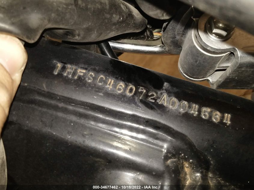 2002 HONDA VTX1800 C 1HFSC46072A004564