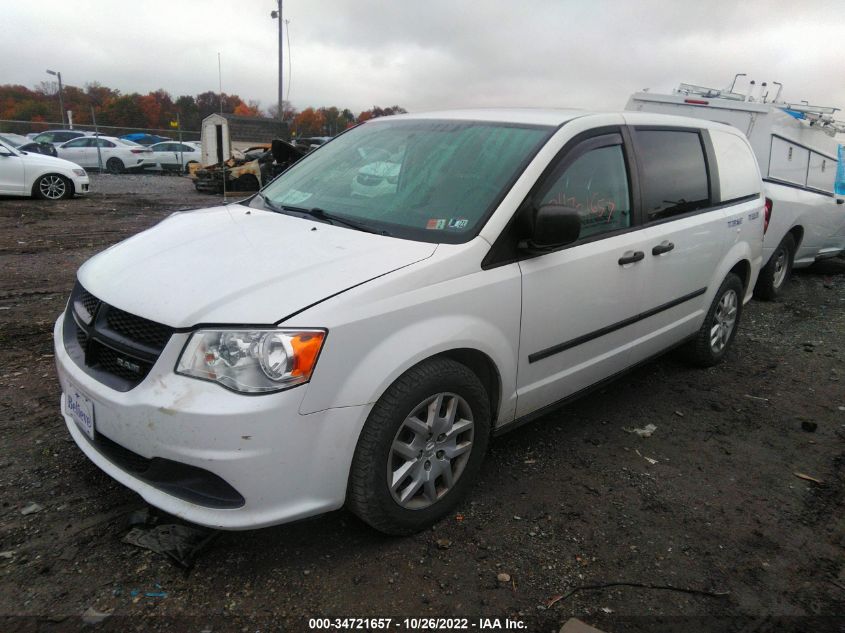 2015 RAM CARGO VAN TRADESMAN 2C4JRGAG5FR701310