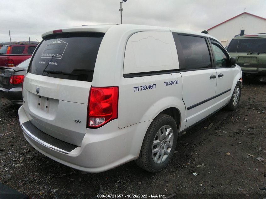 2015 RAM CARGO VAN TRADESMAN 2C4JRGAG5FR701310