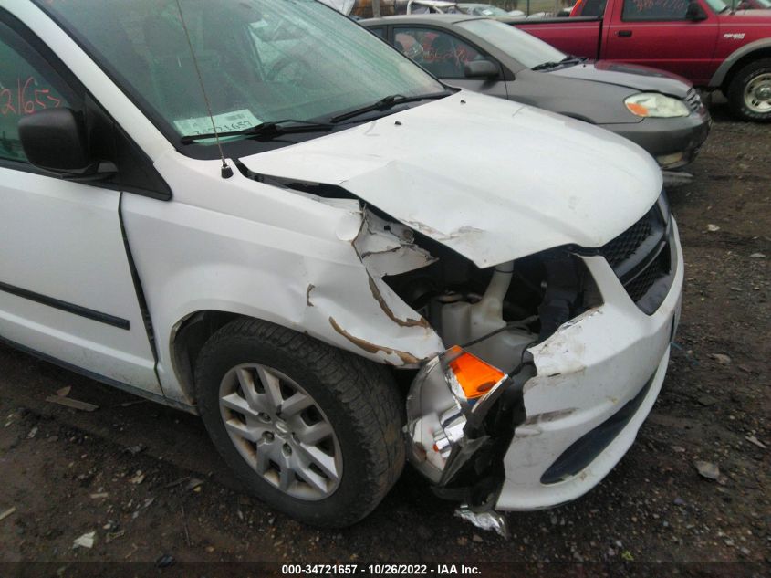 2015 RAM CARGO VAN TRADESMAN 2C4JRGAG5FR701310