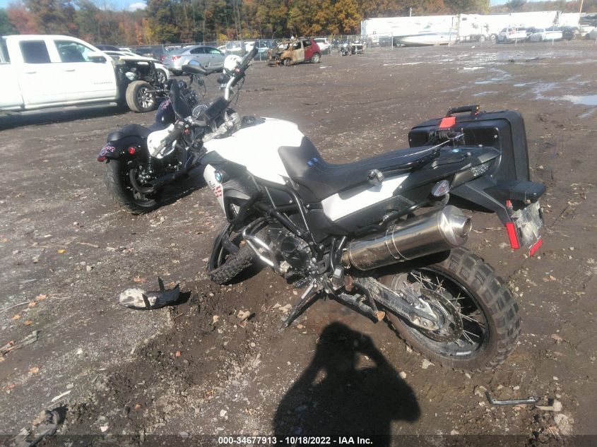 2015 BMW F800 GS WB10B1204FZL07461