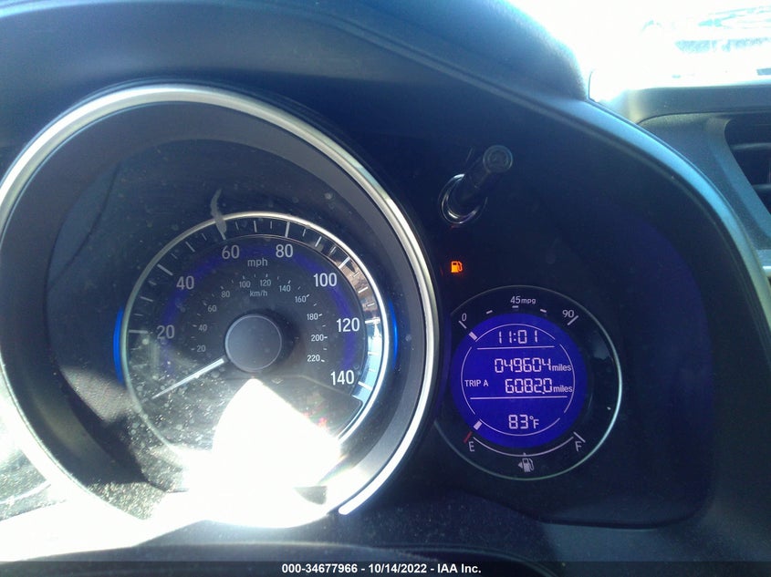 VIN 3HGGK5H43KM734744 2019 HONDA FIT LX