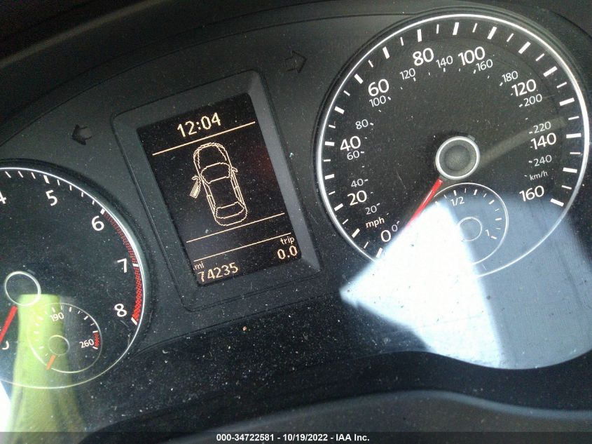 2013 VOLKSWAGEN GLI AUTOBAHN W/NAV 3VW467AJ2DM214715