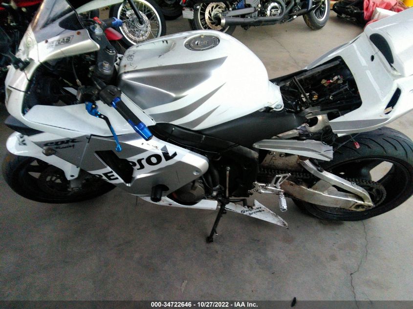 2003 HONDA CBR600 RR JH2PC370X3M000606