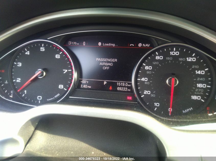 2014 AUDI A8 4.0T WAUA2AFD8EN007056