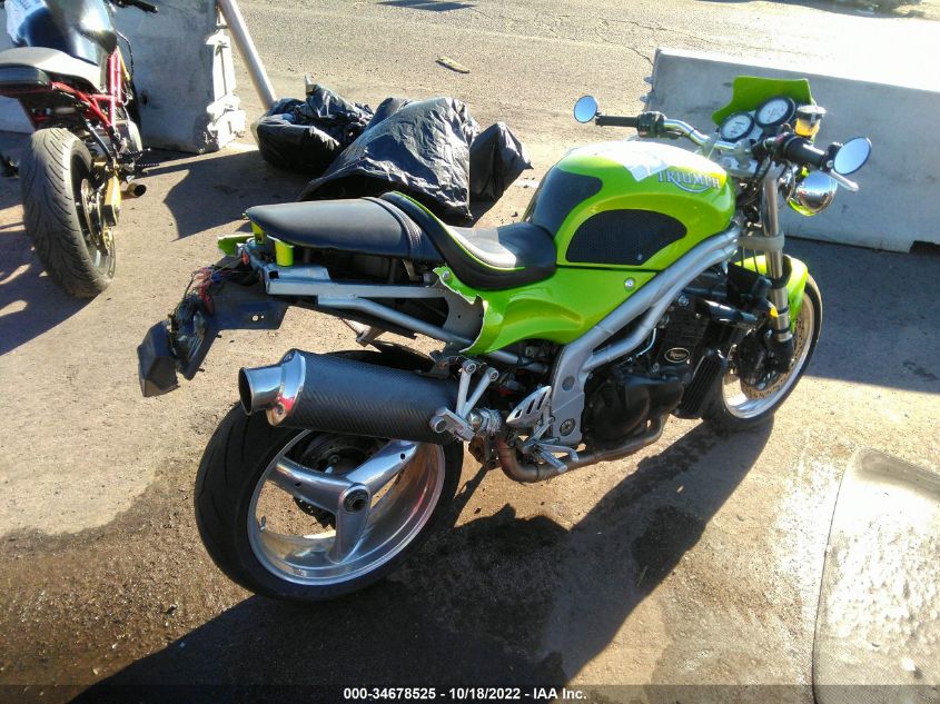 2000 TRIUMPH MOTORCYCLE SPEED TRIPLE SMT500FM4YJ094469