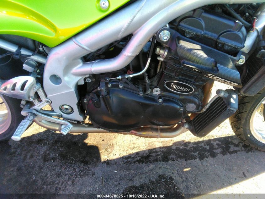 2000 TRIUMPH MOTORCYCLE SPEED TRIPLE SMT500FM4YJ094469