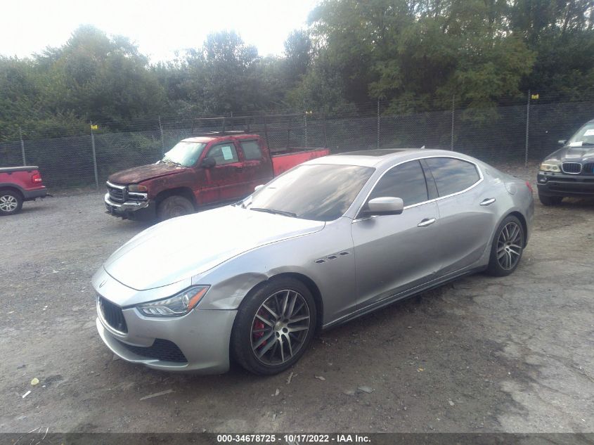 2014 MASERATI GHIBLI S Q4 ZAM57RTAXE1085923