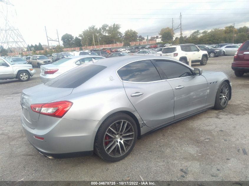 2014 MASERATI GHIBLI S Q4 ZAM57RTAXE1085923