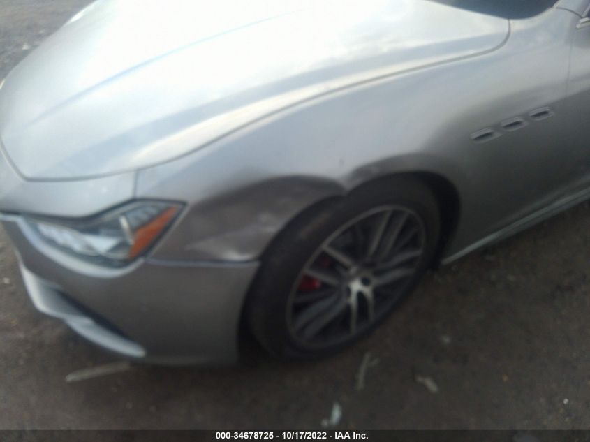 2014 MASERATI GHIBLI S Q4 ZAM57RTAXE1085923