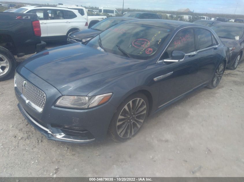 2019 LINCOLN CONTINENTAL SELECT 1LN6L9SKXK5606850