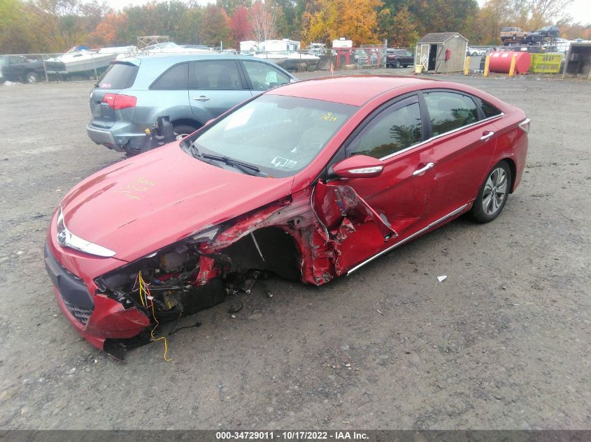 2013 HYUNDAI SONATA HYBRID LIMITED KMHEC4A45DA090215