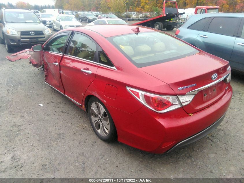 2013 HYUNDAI SONATA HYBRID LIMITED KMHEC4A45DA090215