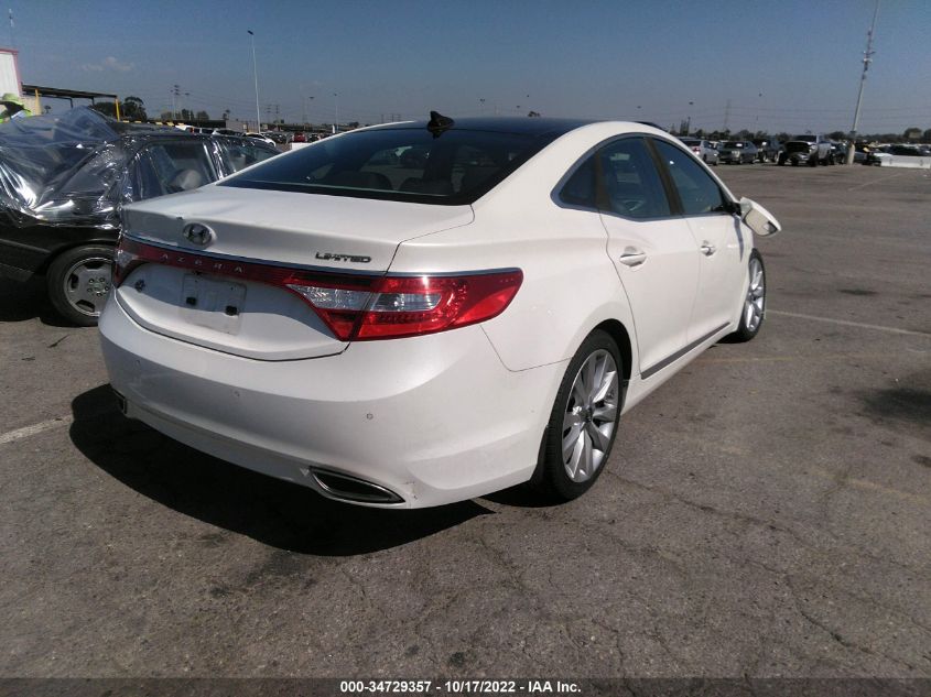 2014 HYUNDAI AZERA LIMITED KMHFH4JG3EA375061