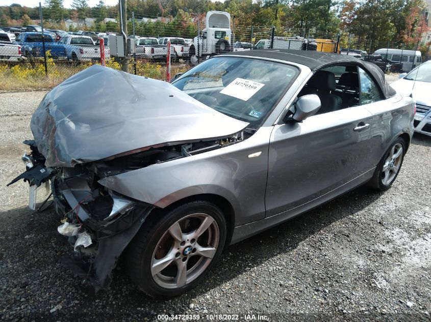 2013 BMW 1 SERIES 128I WBAUN1C54DVR01345