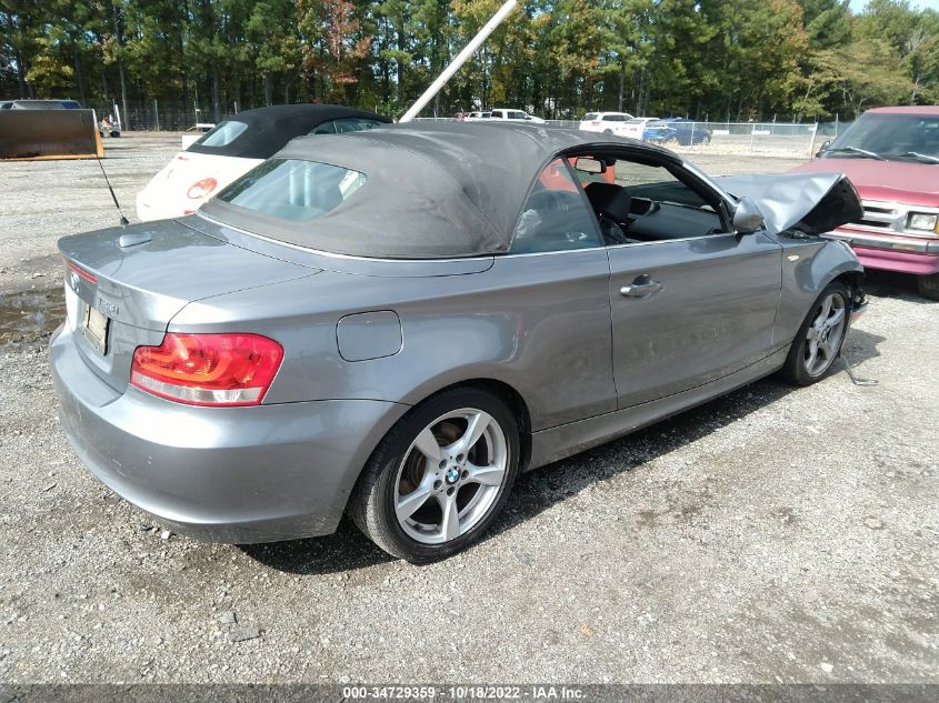 2013 BMW 1 SERIES 128I WBAUN1C54DVR01345