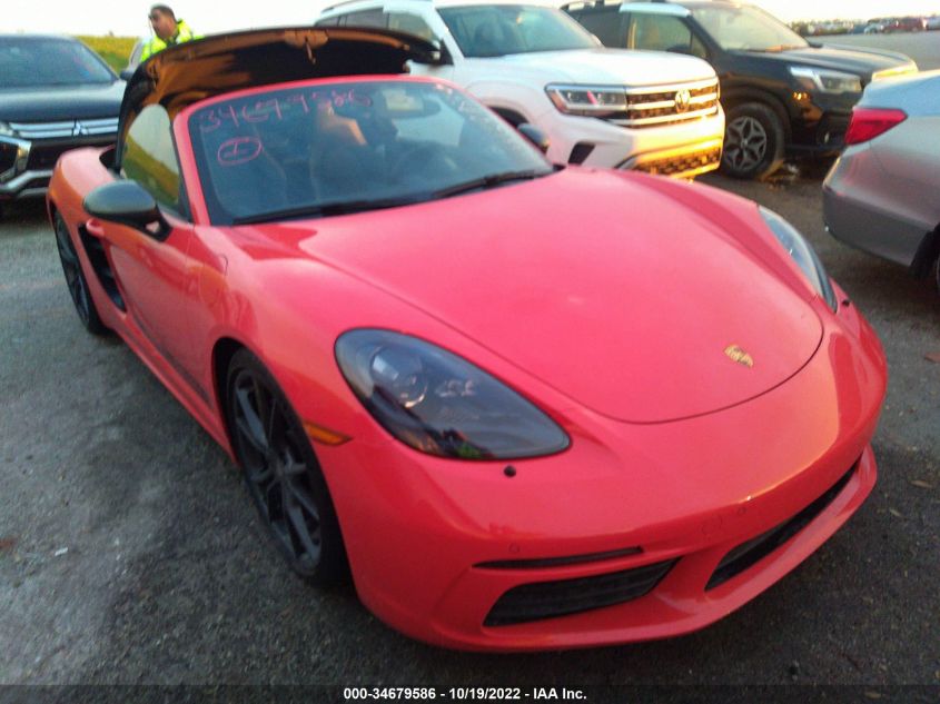 2021 PORSCHE 718 BOXSTER, VIN: WP0CA2A8XMS210240