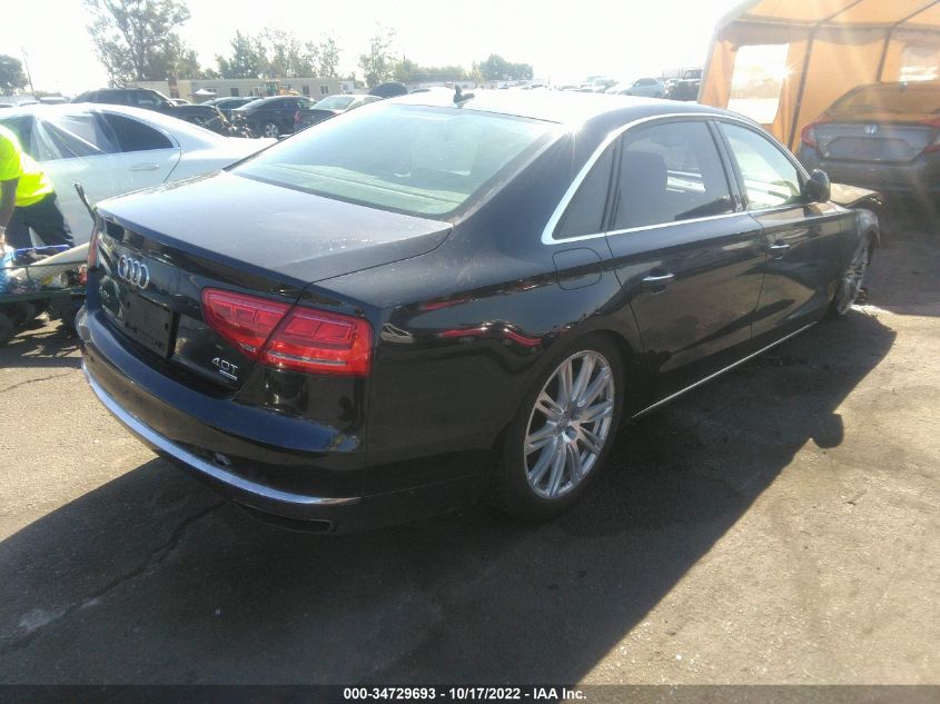 2014 AUDI A8 L 4.0T WAUR2AFDXEN010933
