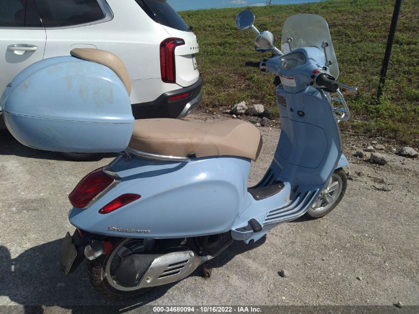 2017 VESPA PRIMAVERA 50 4V IE ZAPC536B2H5102471