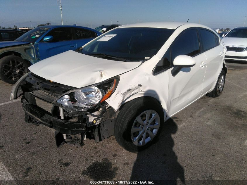 2014 KIA RIO LX KNADM4A39E6348211