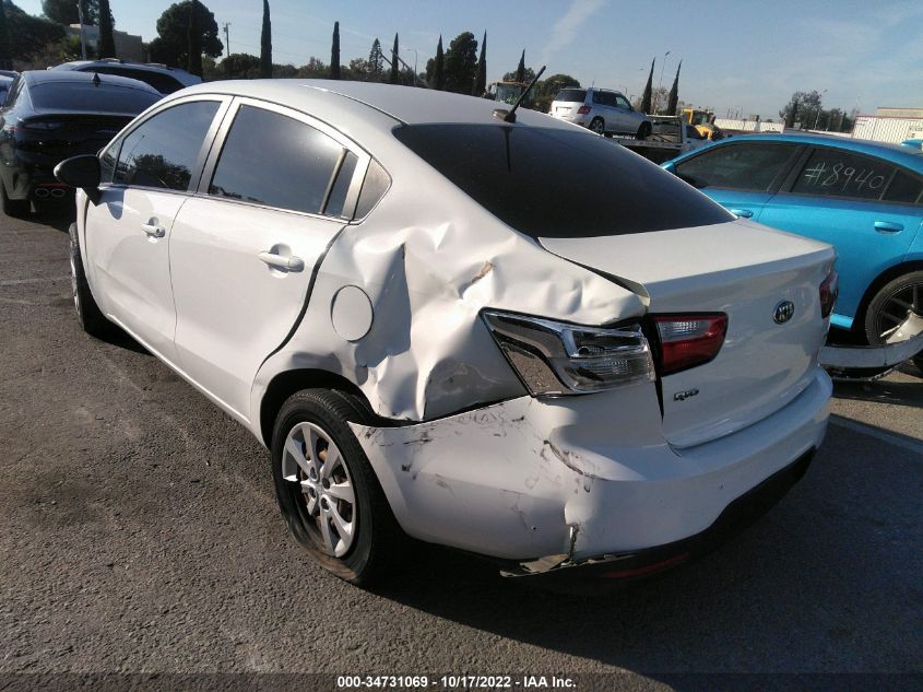 2014 KIA RIO LX KNADM4A39E6348211