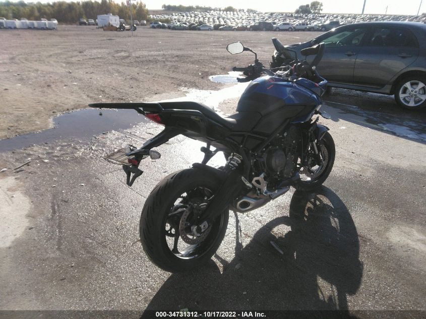 2022 TRIUMPH MOTORCYCLE TIGER SPORT 660 SMTL20UL3NTAZ5238