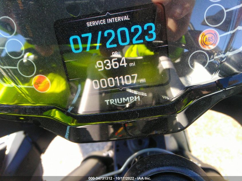 2022 TRIUMPH MOTORCYCLE TIGER SPORT 660 SMTL20UL3NTAZ5238