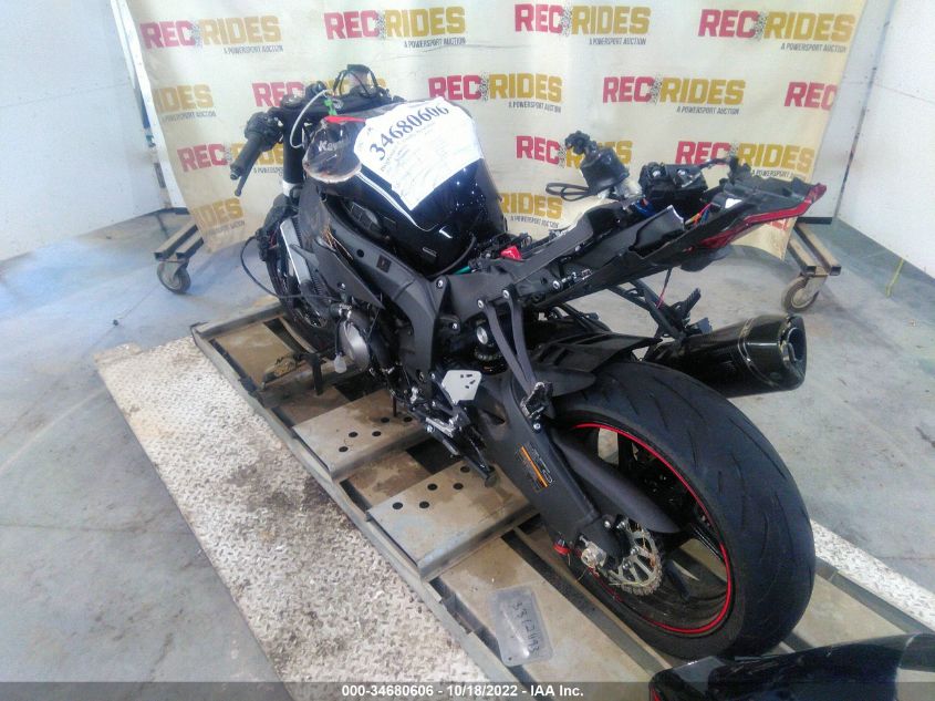 2022 KAWASAKI ZX636 K JKBZXJH12NA013099