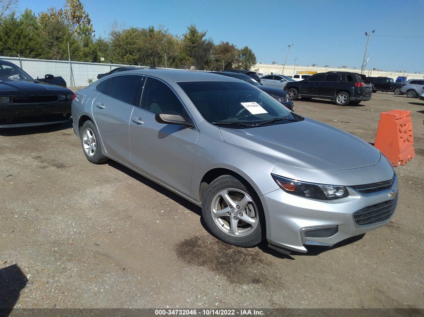 VIN 1G1ZB5STXJF233204 2018 CHEVROLET MALIBU LS