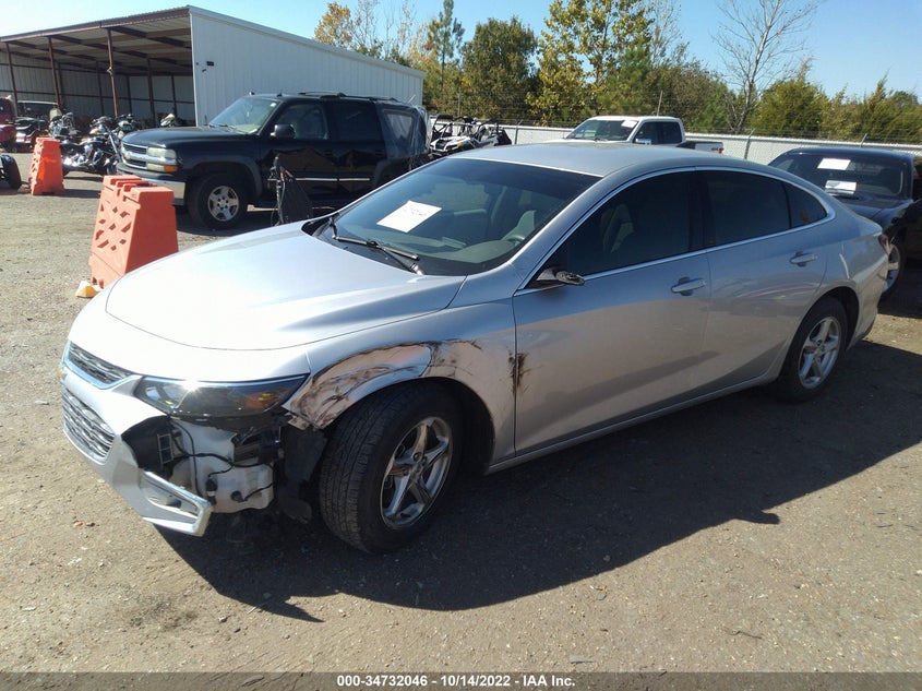 VIN 1G1ZB5STXJF233204 2018 CHEVROLET MALIBU LS