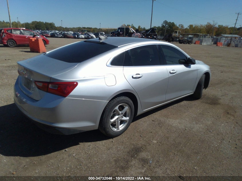 VIN 1G1ZB5STXJF233204 2018 CHEVROLET MALIBU LS