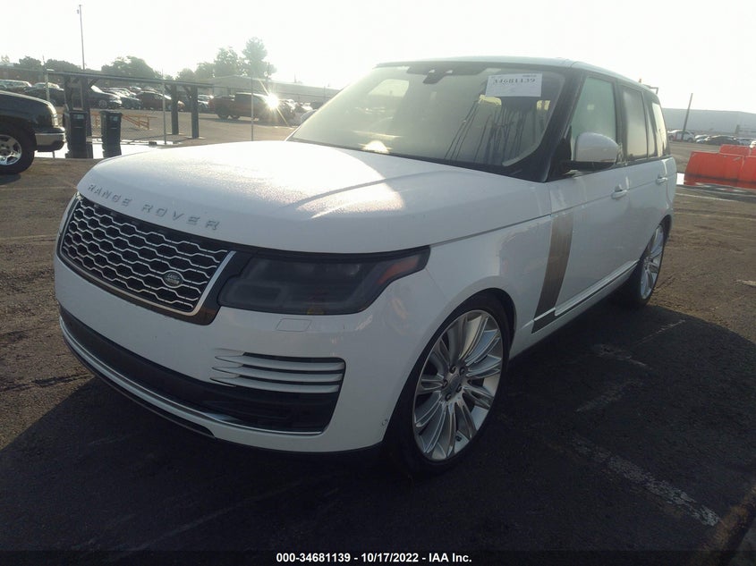 VIN SALGS2RU4LA592195 2020 LAND ROVER RANGE ROVER HSE