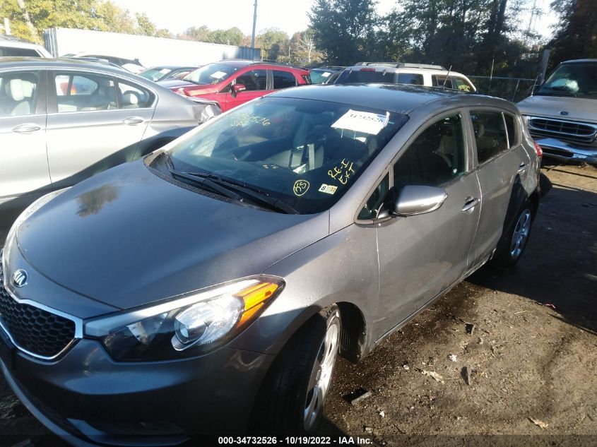 2016 KIA FORTE 5-DOOR LX KNAFK5A80G5644470