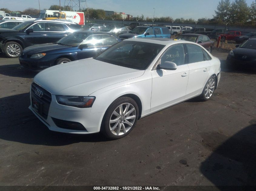 2013 AUDI A4 PREMIUM PLUS WAUFFAFL1DN029092