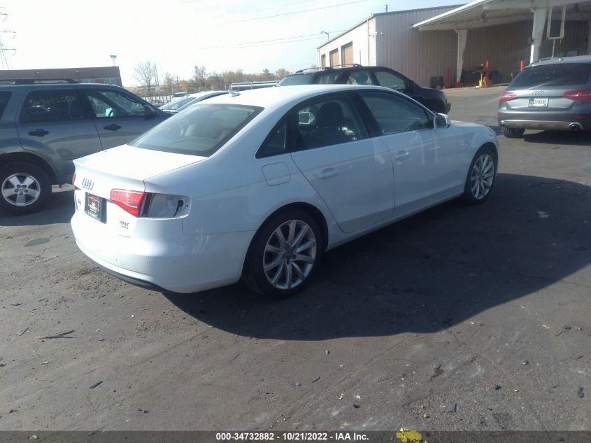 2013 AUDI A4 PREMIUM PLUS WAUFFAFL1DN029092