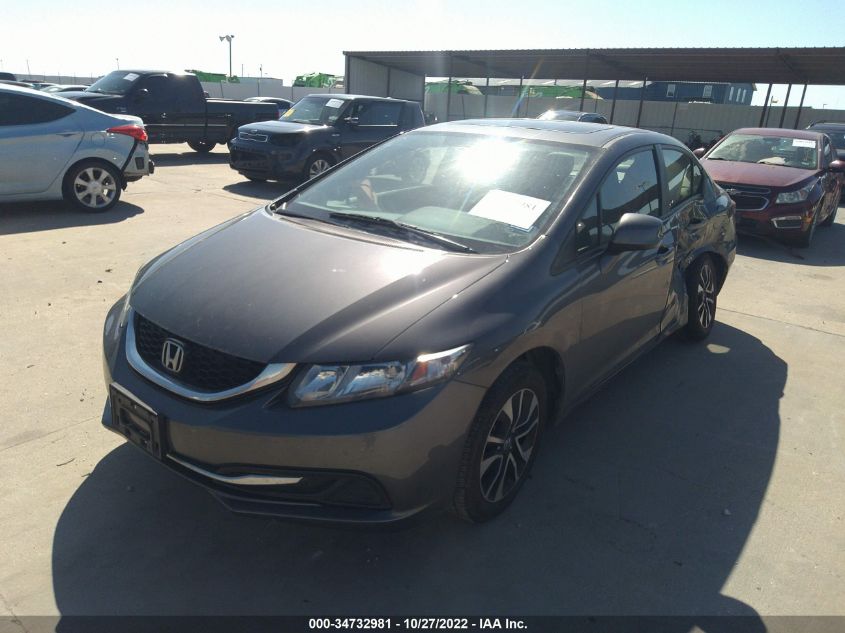 2013 HONDA CIVIC SDN EX 2HGFB2F85DH539861