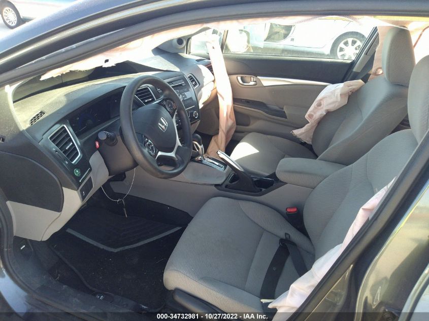 2013 HONDA CIVIC SDN EX 2HGFB2F85DH539861