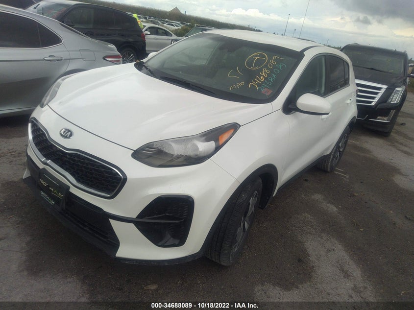 VIN KNDPM3ACXM7911821 2021 KIA SPORTAGE LX