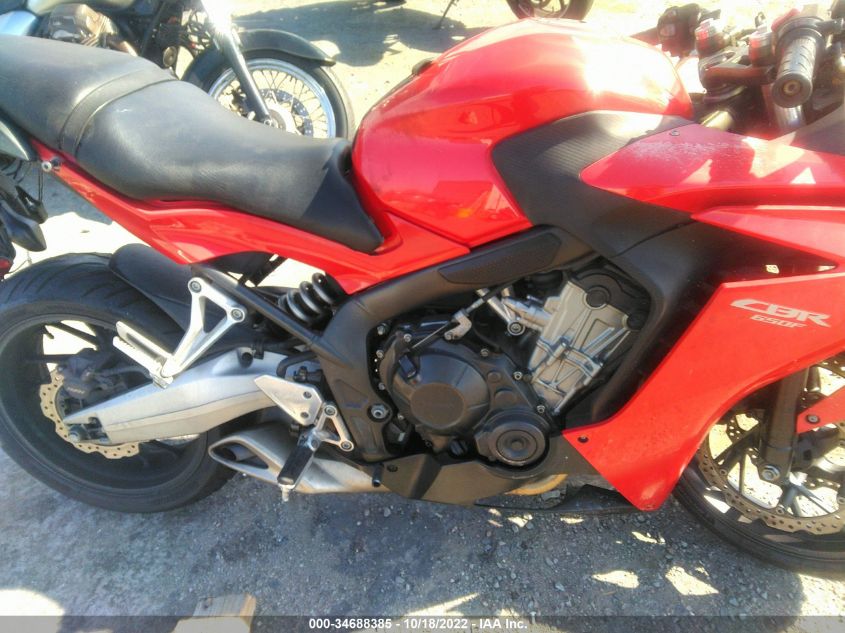 2015 HONDA CBR650 F MLHRC7418F5100057